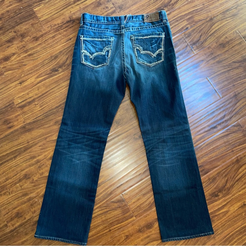 NWOT Big Star Pioneer Boot Cut Jeans 36x32 Distressed